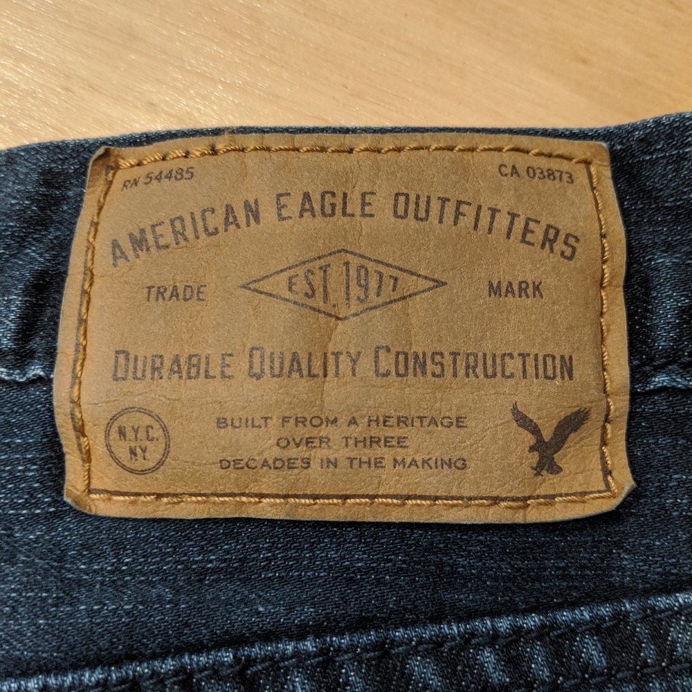 American Eagle Core Flex Slim Straight Jeans 34x32
